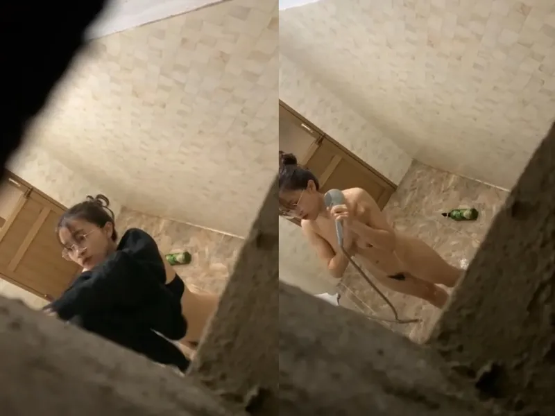 Quay lén tình nhân vú đẹp tắm, khe cô bé chảy nước ròng ròng